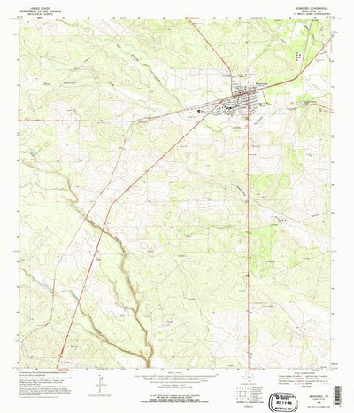 United States Geological Survey Benavides, TX (1968, 24000-Scale) digital map