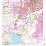United States Geological Survey Benbrook, TX (1955, 24000-Scale) digital map
