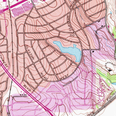 United States Geological Survey Benbrook, TX (1955, 24000-Scale) digital map