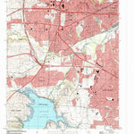United States Geological Survey Benbrook, TX (1995, 24000-Scale) digital map