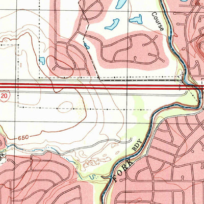 United States Geological Survey Benbrook, TX (1995, 24000-Scale) digital map