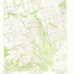 United States Geological Survey Bench Mountain, TX (1969, 24000-Scale) digital map