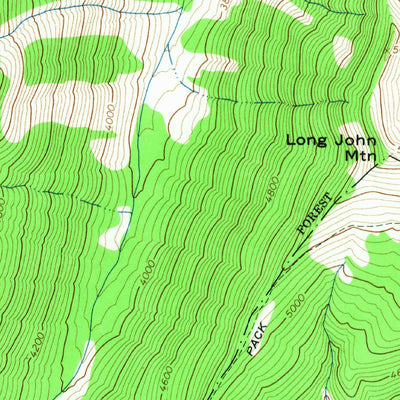 United States Geological Survey Benchmark Mountain, WA (1965, 24000-Scale) digital map