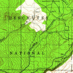 United States Geological Survey Bend, OR (1926, 125000-Scale) digital map