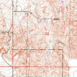 United States Geological Survey Bend, SD (1953, 24000-Scale) digital map