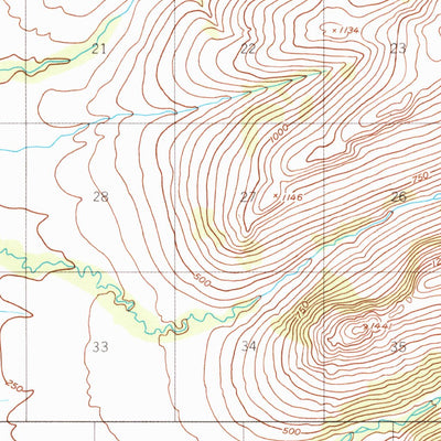 United States Geological Survey Bendeleben A-2, AK (1950, 63360-Scale) digital map