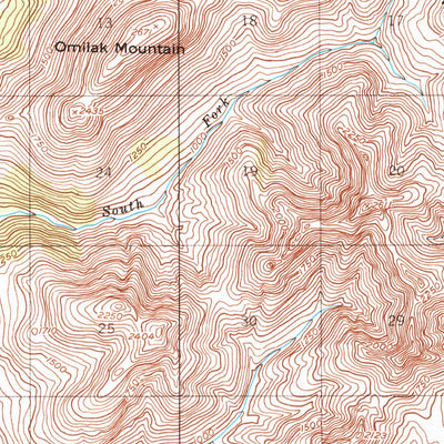 United States Geological Survey Bendeleben A-2, AK (1950, 63360-Scale) digital map