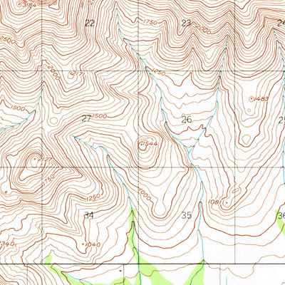 United States Geological Survey Bendeleben A-4, AK (1950, 63360-Scale) digital map