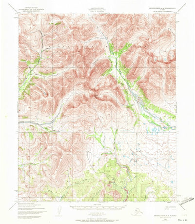 United States Geological Survey Bendeleben A-4, AK (1970, 63360-Scale) digital map