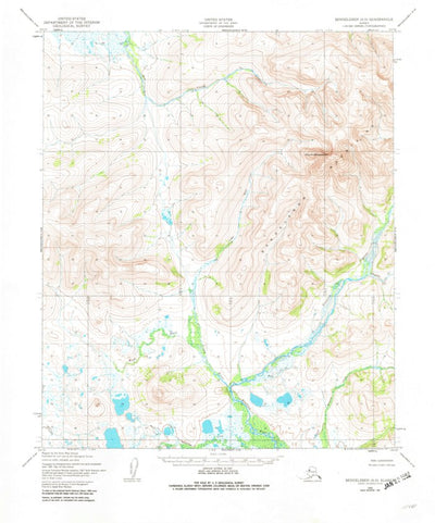 United States Geological Survey Bendeleben A-5, AK (1950, 63360-Scale) digital map