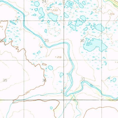 United States Geological Survey Bendeleben B-1, AK (1950, 63360-Scale) digital map