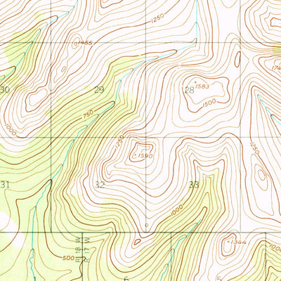 United States Geological Survey Bendeleben B-1, AK (1950, 63360-Scale) digital map