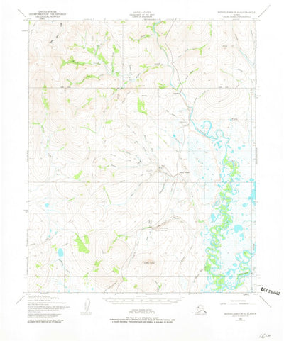 United States Geological Survey Bendeleben B-6, AK (1950, 63360-Scale) digital map