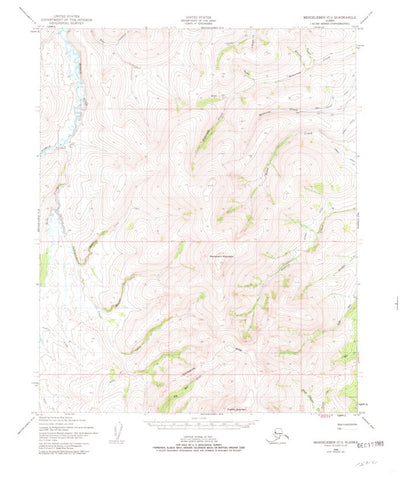 United States Geological Survey Bendeleben C-1, AK (1950, 63360-Scale) digital map