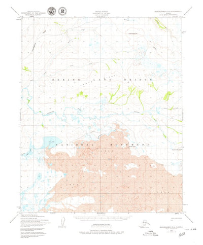 United States Geological Survey Bendeleben C-4, AK (1950, 63360-Scale) digital map
