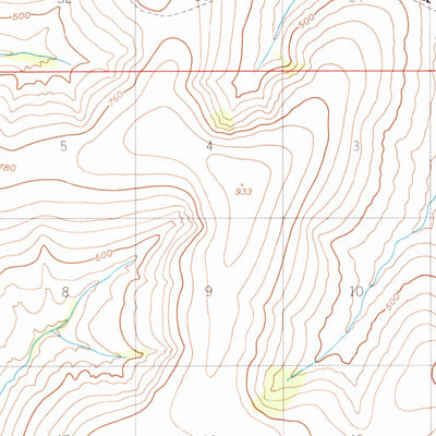 United States Geological Survey Bendeleben D-1, AK (1950, 63360-Scale) digital map