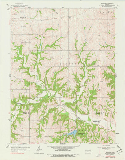 United States Geological Survey Bendena, KS (1959, 24000-Scale) digital map