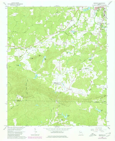 United States Geological Survey Benedict, GA (1966, 24000-Scale) digital map