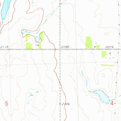United States Geological Survey Benedict NW, ND (1981, 24000-Scale) digital map