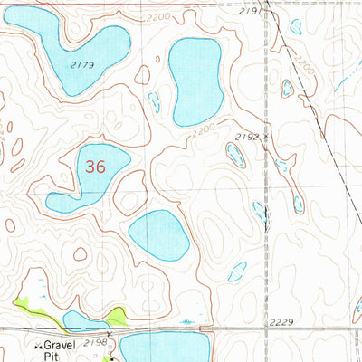 United States Geological Survey Benedict NW, ND (1981, 24000-Scale) digital map