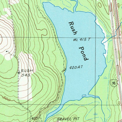United States Geological Survey Benedicta, ME (1989, 24000-Scale) digital map