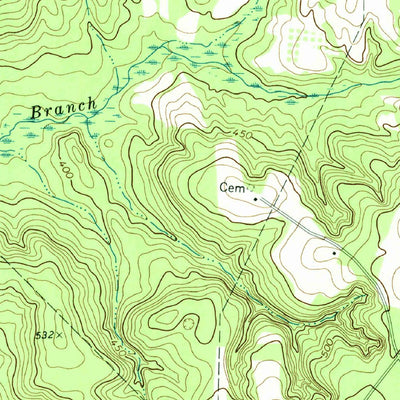 United States Geological Survey Benevolence, GA (1972, 24000-Scale) digital map