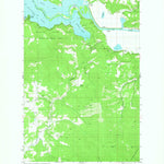 United States Geological Survey Benewah Lake, ID (1981, 24000-Scale) digital map