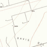 United States Geological Survey Benge Corner SW, TX (1968, 24000-Scale) digital map