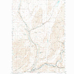 United States Geological Survey Benge, WA (1950, 62500-Scale) digital map