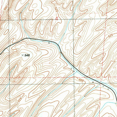 United States Geological Survey Benge, WA (1981, 24000-Scale) digital map