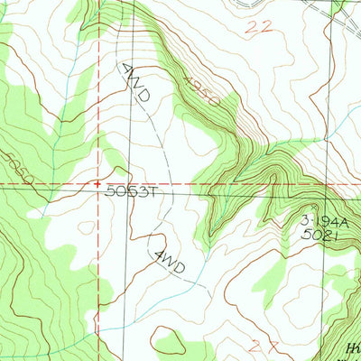 United States Geological Survey Benjamin Lake, OR (1983, 24000-Scale) digital map