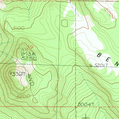 United States Geological Survey Benjamin Lake, OR (1983, 24000-Scale) digital map
