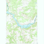 United States Geological Survey Benjamin Lake, WA (1985, 24000-Scale) digital map