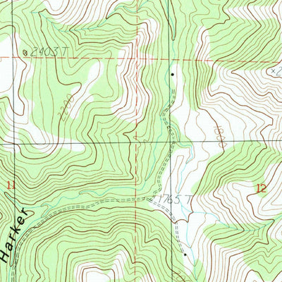 United States Geological Survey Benjamin Lake, WA (1985, 24000-Scale) digital map