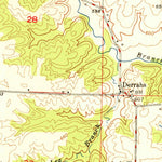 United States Geological Survey Benjamin, MO (1951, 24000-Scale) digital map