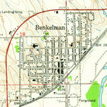 United States Geological Survey Benkelman, NE-KS (1961, 24000-Scale) digital map