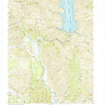 United States Geological Survey Benmore Canyon, CA (1989, 24000-Scale) digital map