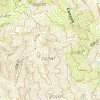 United States Geological Survey Benmore Canyon, CA (1989, 24000-Scale) digital map