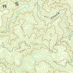 United States Geological Survey Benn Knob, NC (1956, 24000-Scale) digital map