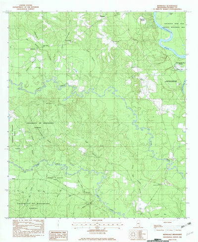 United States Geological Survey Benndale, MS (1982, 24000-Scale) digital map
