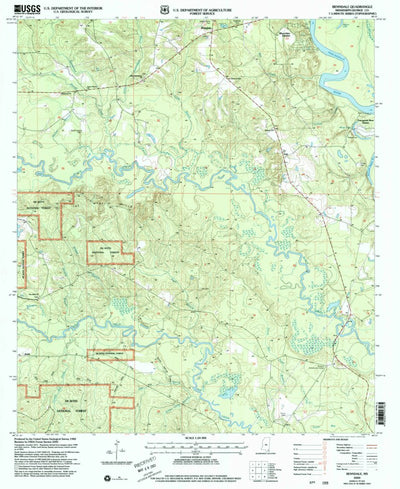 United States Geological Survey Benndale, MS (2000, 24000-Scale) digital map