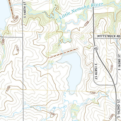 United States Geological Survey Bennet, NE (2021, 24000-Scale) digital map