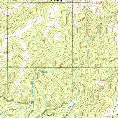 United States Geological Survey Bennet Peak, OR (1990, 24000-Scale) digital map