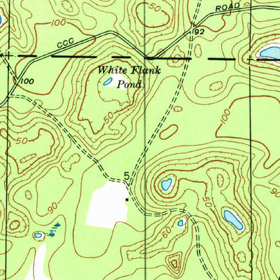 United States Geological Survey Bennett, FL (1944, 24000-Scale) digital map