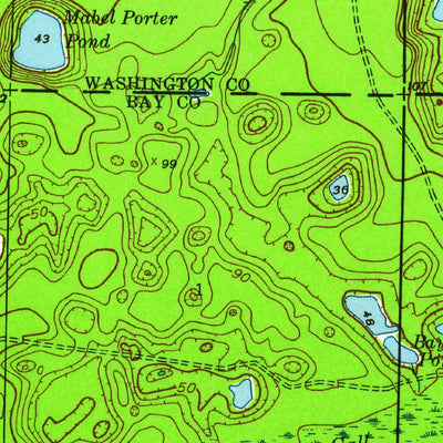 United States Geological Survey Bennett, FL (1945, 24000-Scale) digital map