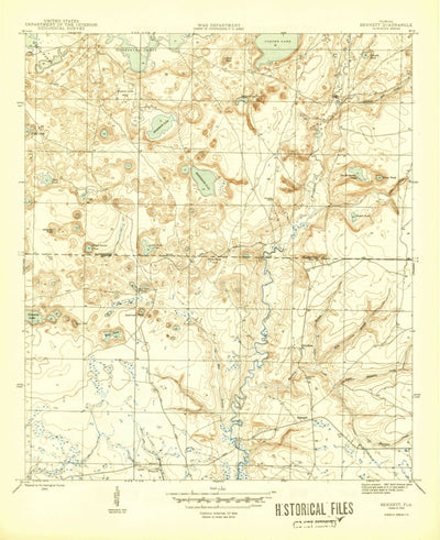 United States Geological Survey Bennett, FL (1945, 31680-Scale) digital map
