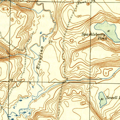 United States Geological Survey Bennett, FL (1945, 31680-Scale) digital map