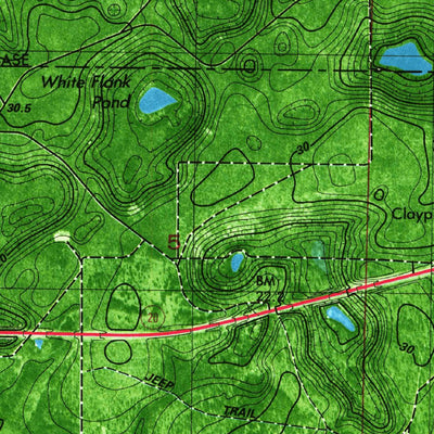 United States Geological Survey Bennett, FL (1982, 24000-Scale) digital map