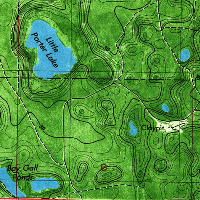 United States Geological Survey Bennett, FL (1982, 24000-Scale) digital map