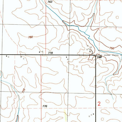 United States Geological Survey Bennett, IA (1991, 24000-Scale) digital map